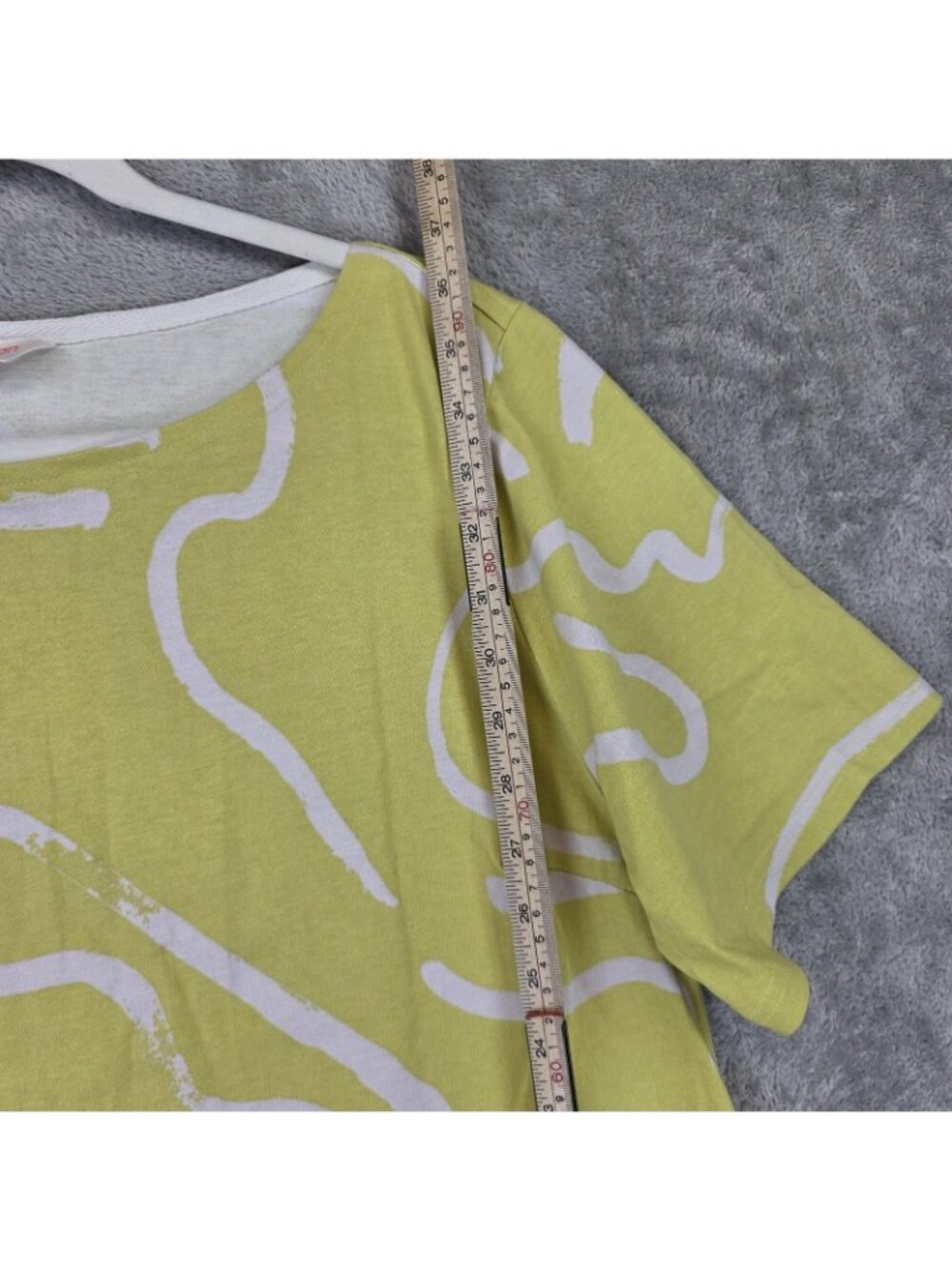 Gorman Dress Womens L Yellow Organic Cotton Short Sleeve T-Shirt Graphic Print - Picture 7 of 8